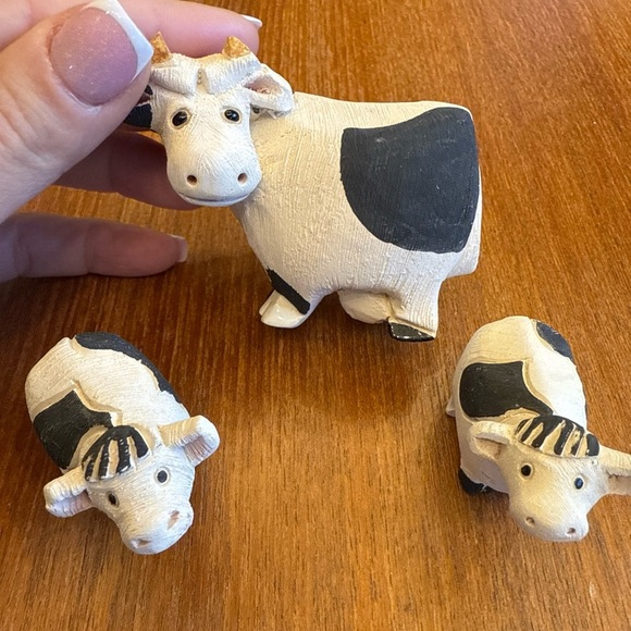 Artisania rinconada figurine Cow Family 3 Pieces Retired - Picture 8 of 9